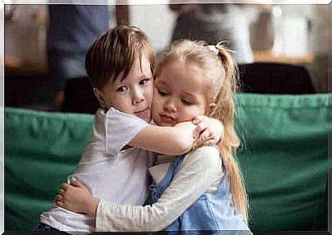 Highly sensitive children hug